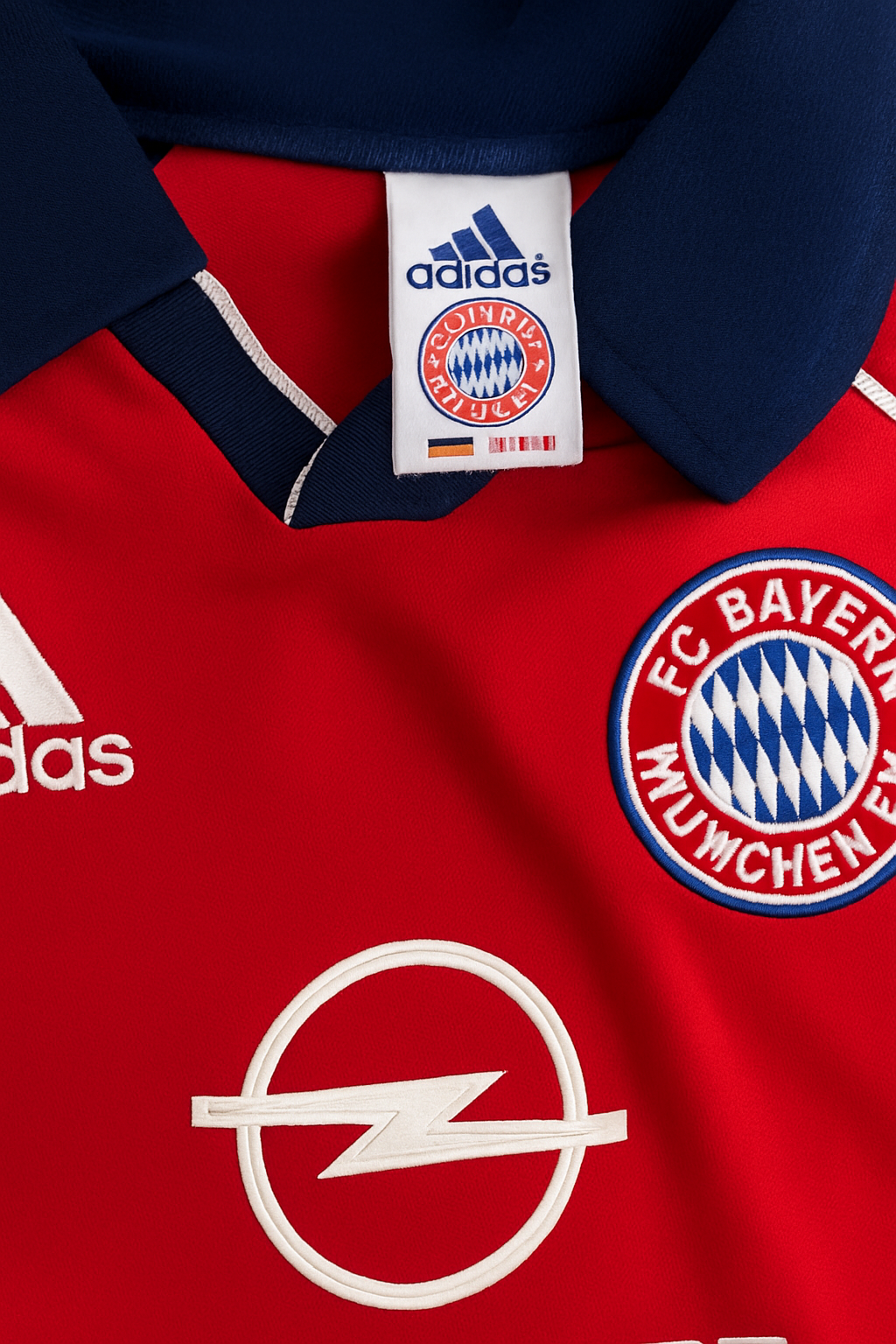 1990s Adidas Bayern Munich Home Jersey– Size M