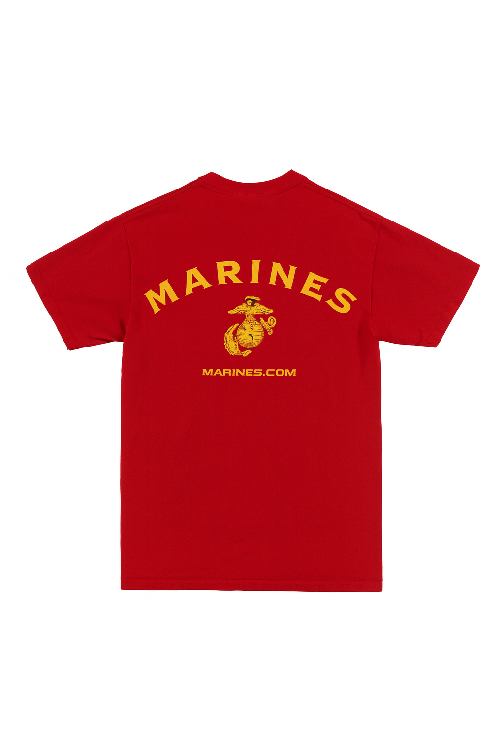 1990s Marines USMC Red Graphic Tee- Size L