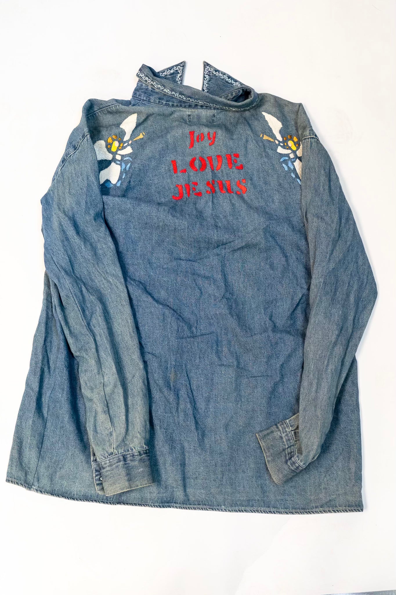 Vintage Angel Denim Button Up- Size S