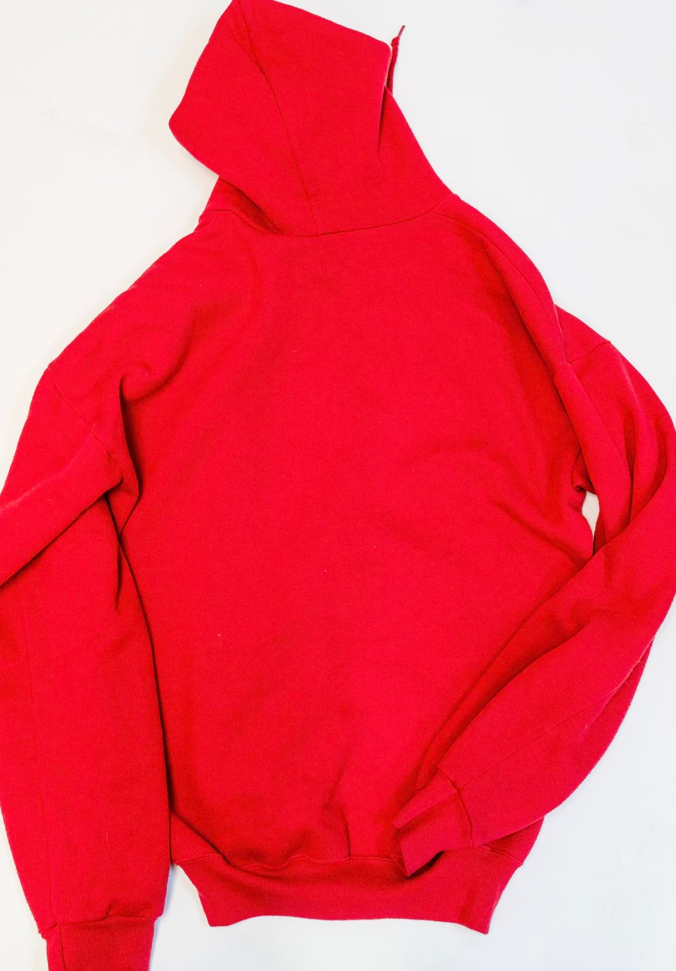 Vintage Wrangler Red Zip-Up Hoodie- Size L