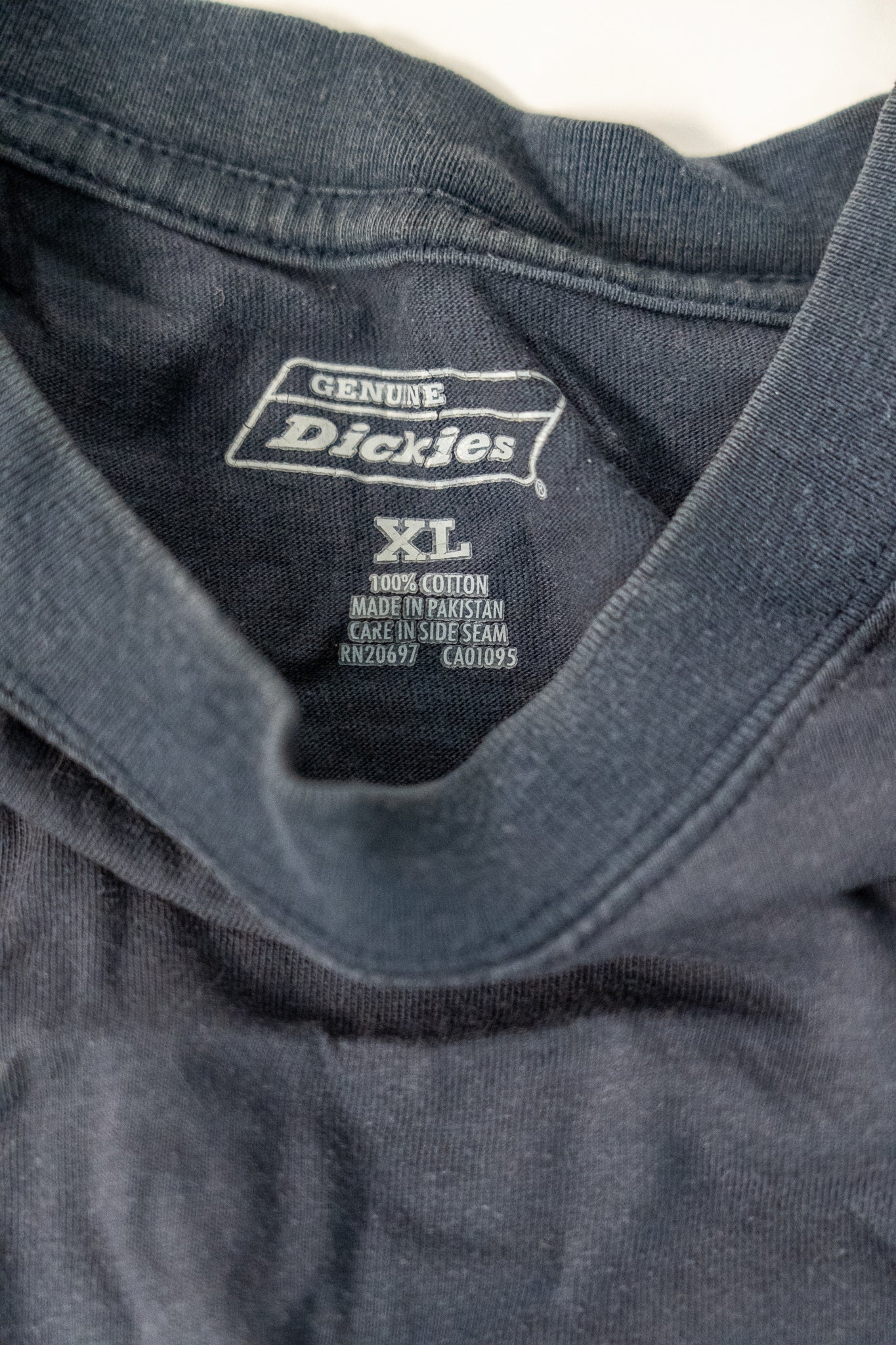 1990s Dickies Black 'Pocket Tee' – Size XL
