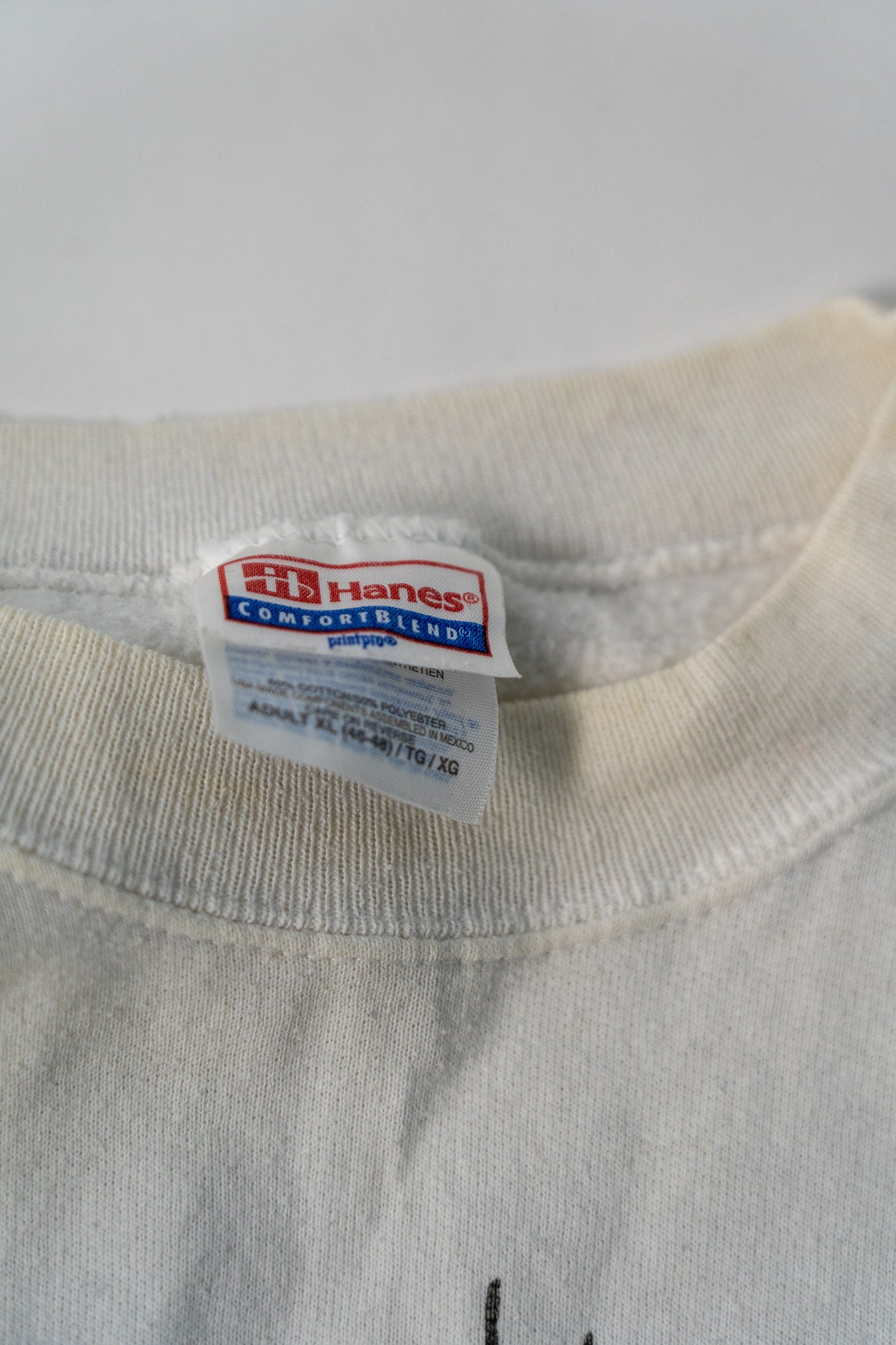 1990s Hanes Mission San Antonio de Padua Graphic Crewneck- Size XL