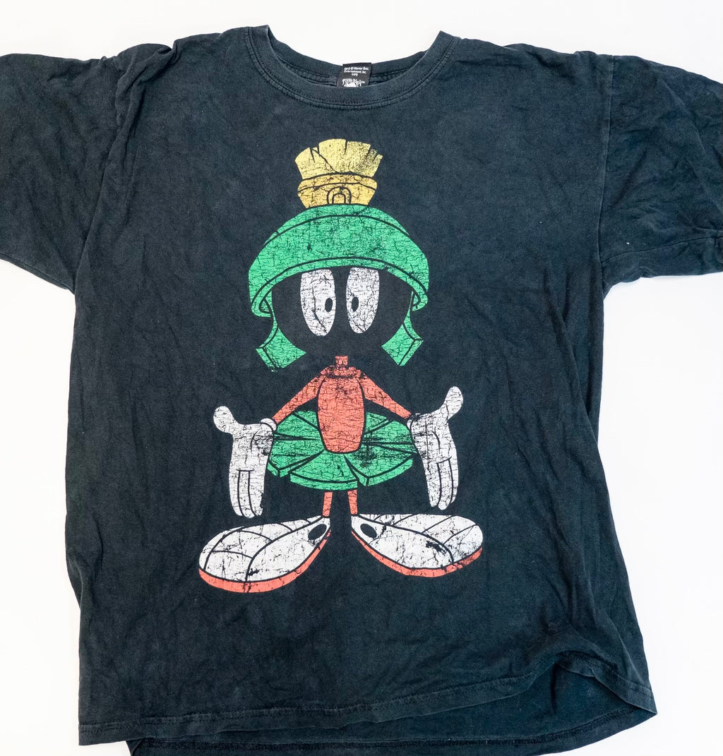 1990s Looney Tunes Marvin the Martian Graphic Tee- Size M