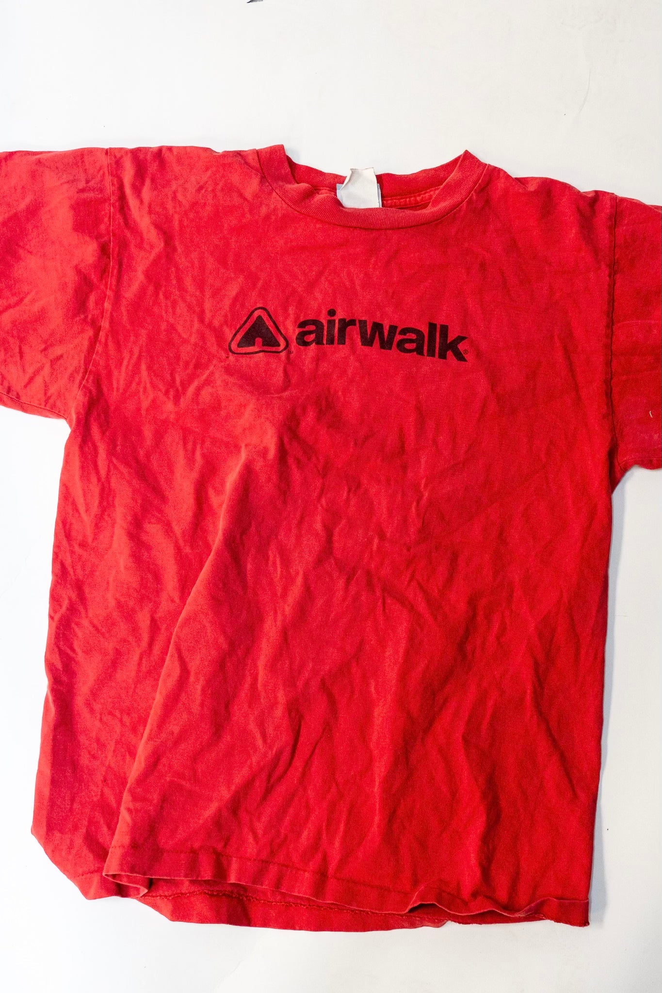 1990s Airwalk Red Graphic Tee- Size M