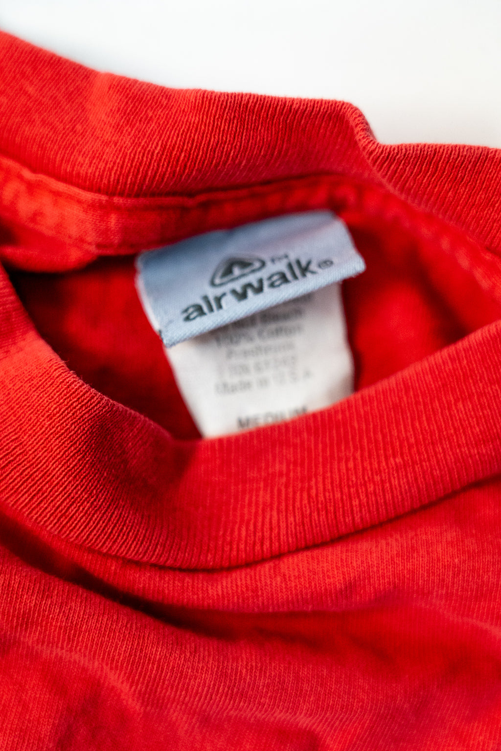 1990s Airwalk Red Graphic Tee- Size M