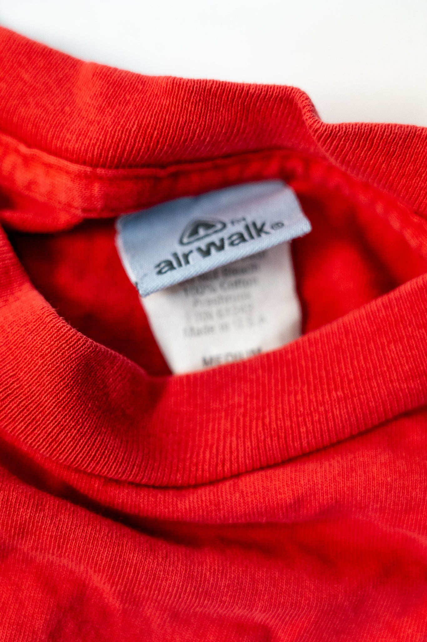 1990s Airwalk Red Graphic Tee- Size M