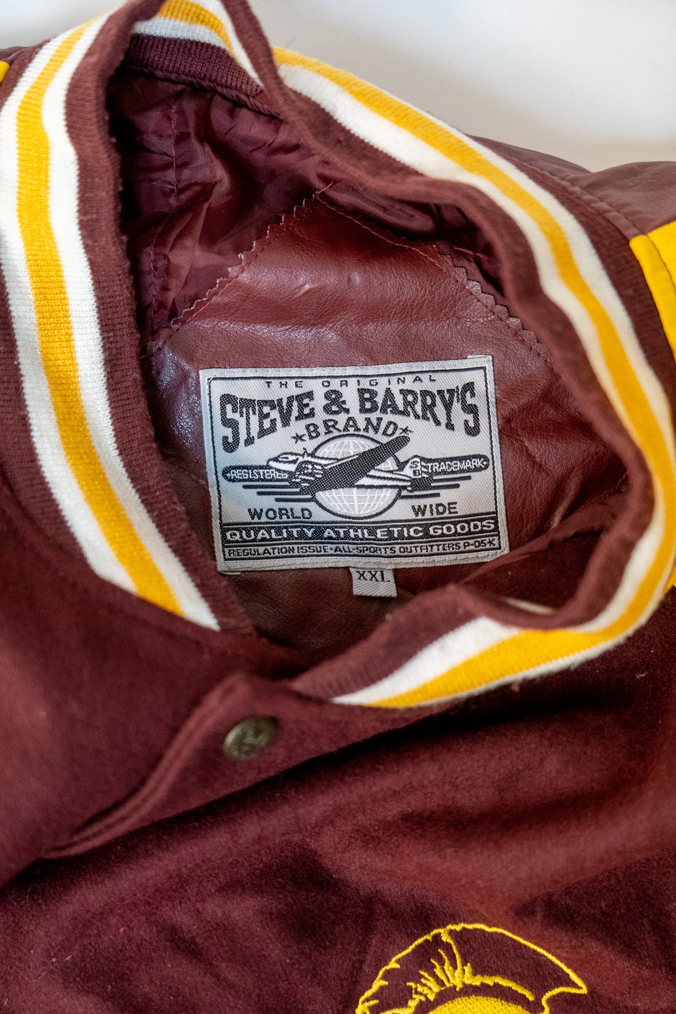 1980s Steve & Barry’s USC Trojans Varsity Jacket – Size XXL