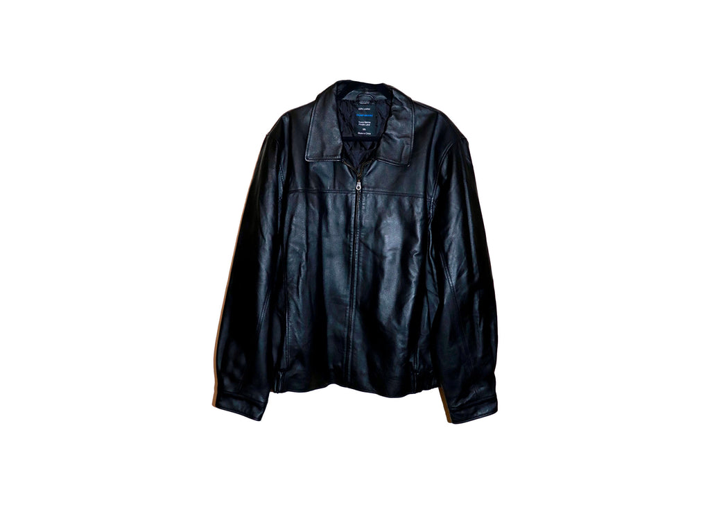 1990s Leather Jacket- Size XL