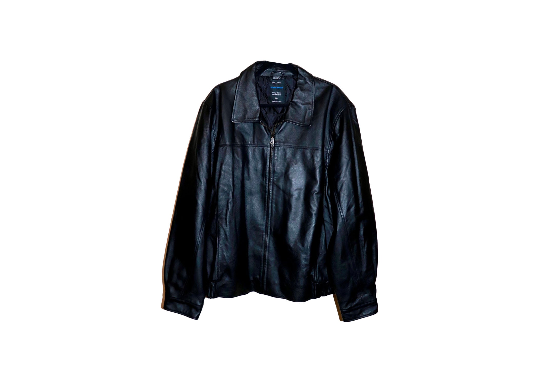 1990s Leather Jacket- Size XL