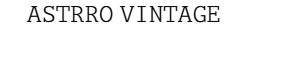 Astrro Vintage