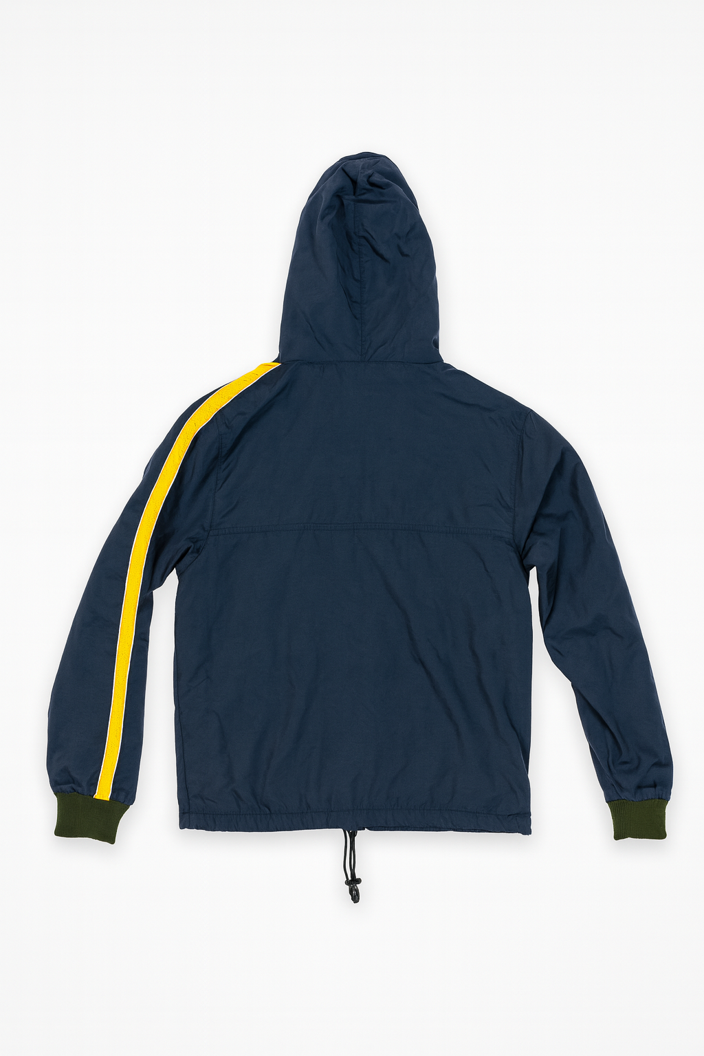 1990s  Michigan Wolverines Hooded Windbreaker Jacket – Size L